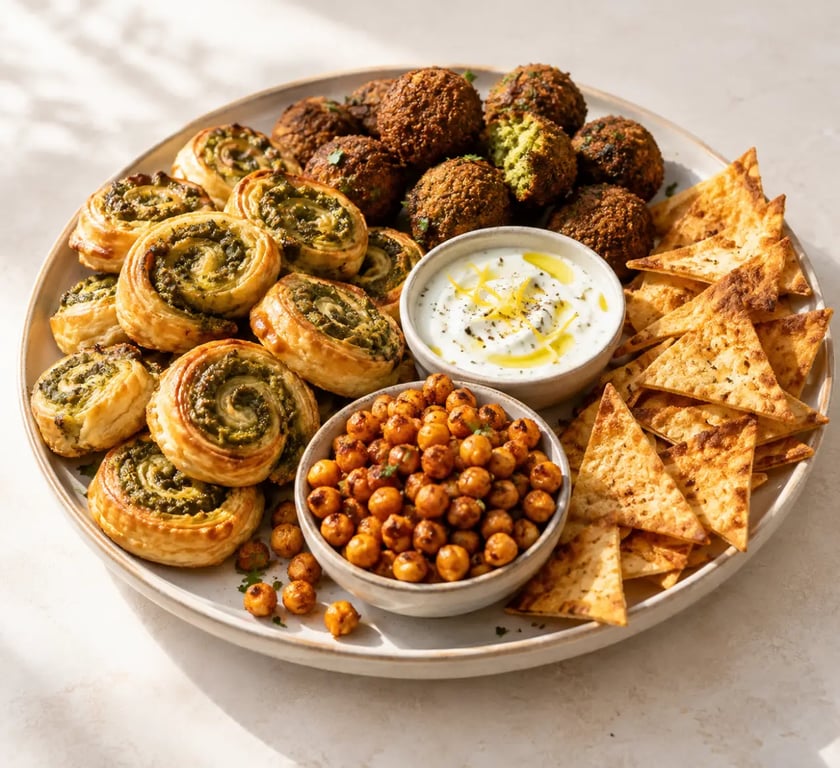 Airfryer recettes apéritives : feuilletés, falafels et bouchées croustillantes