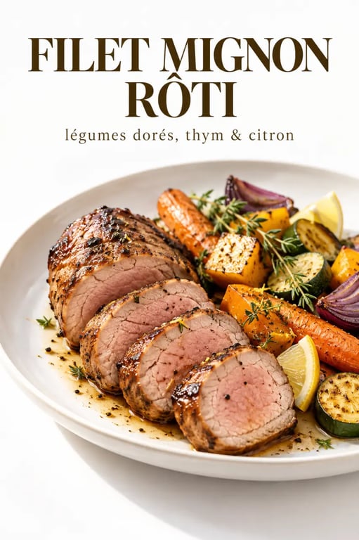 Recette de légumes pour accompagner un filet mignon avec légumes rôtis au four
