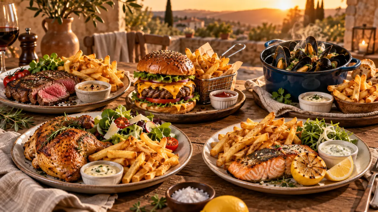 Repas avec des frites : 5 associations gourmandes pour transformer vos assiettes
