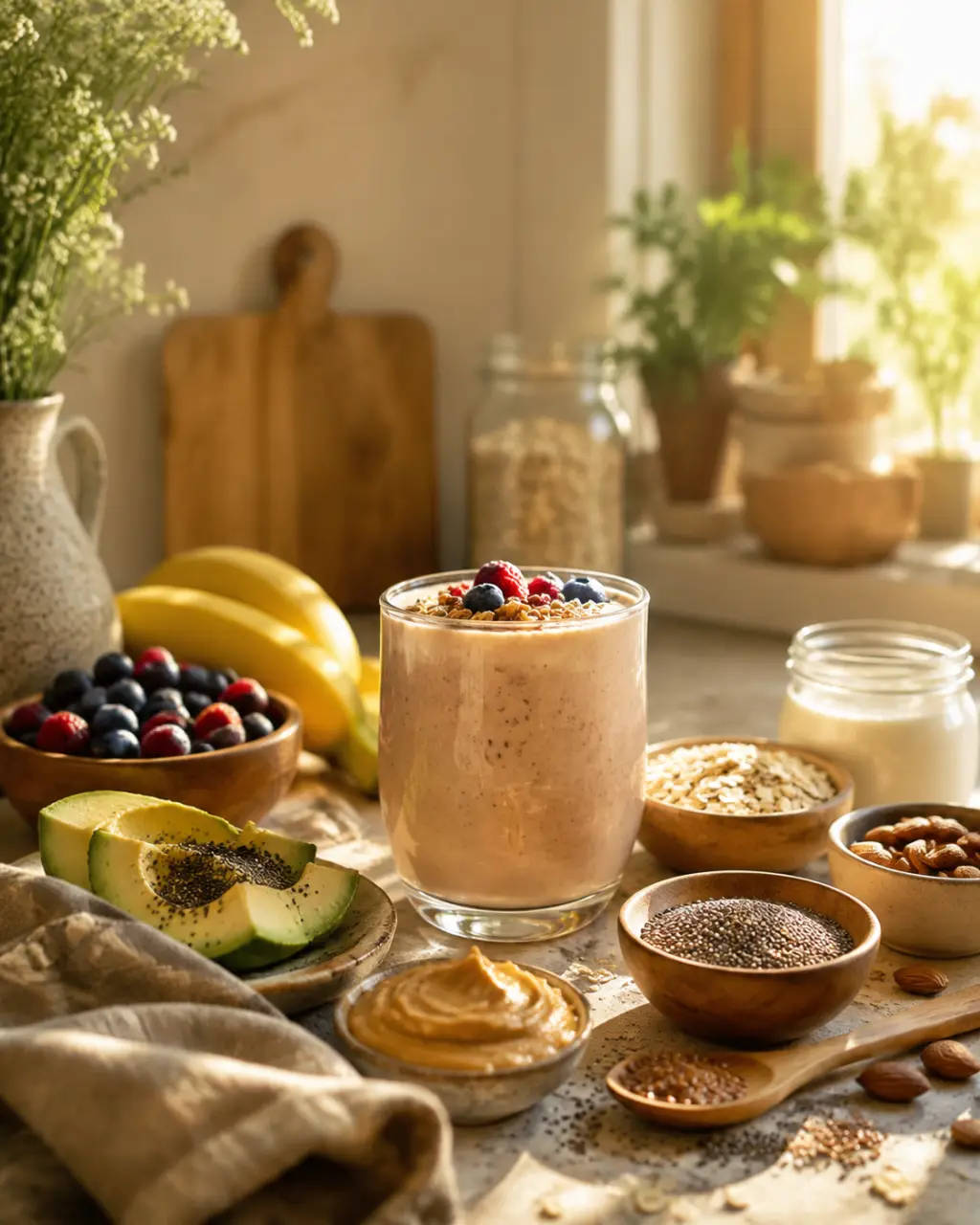 Fibres, protéines, lipides : le smoothie pour le petit déjeuner qui cale jusqu’au déjeuner