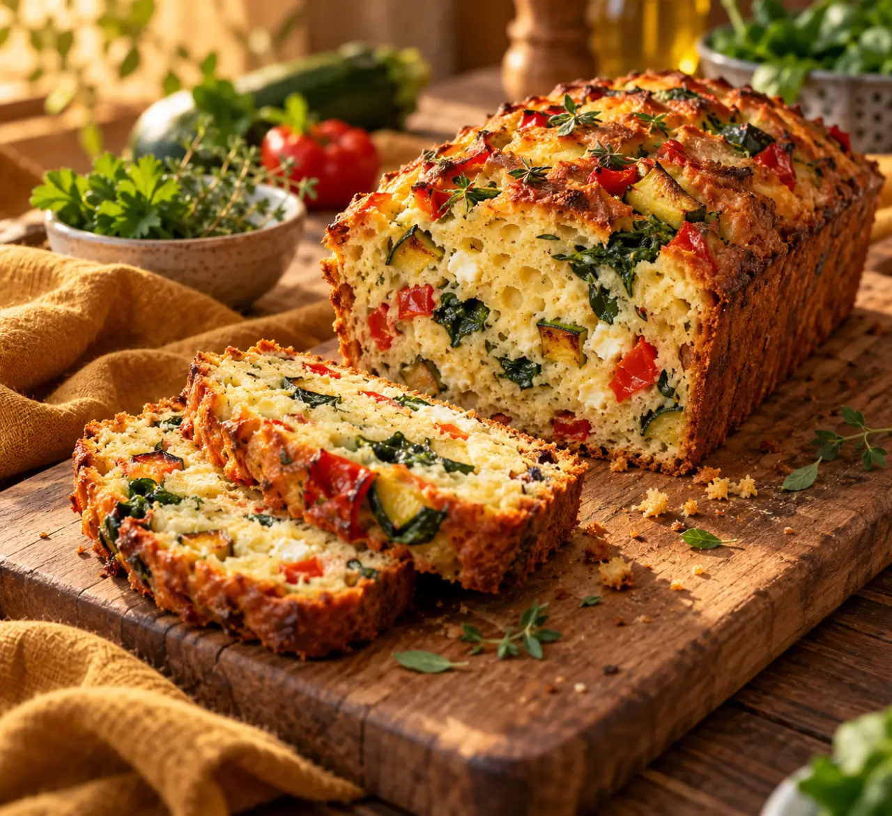 Cake salé végé : une mie moelleuse, des légumes sans excès d’eau