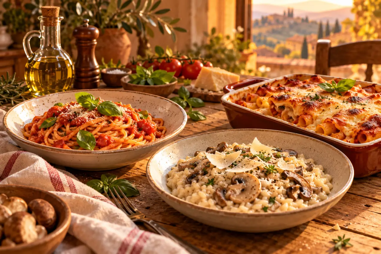 Quelle recette italienne choisir ? Pâtes express, risotto crémeux ou gratin familial