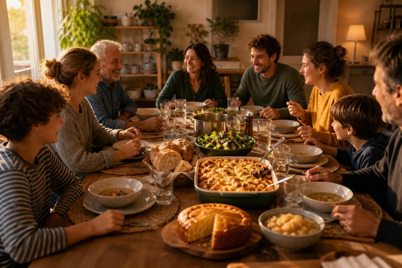 Repas pour 10 personnes pas cher : un menu complet à 4 € par tête sans passer la soirée en cuisine