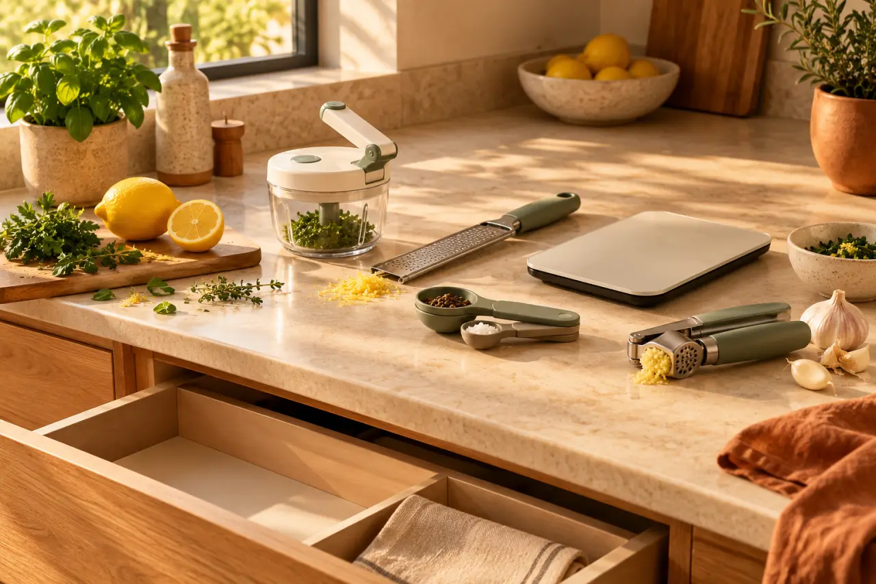 Gadget cuisine : gagner du temps sans remplir ses tiroirs